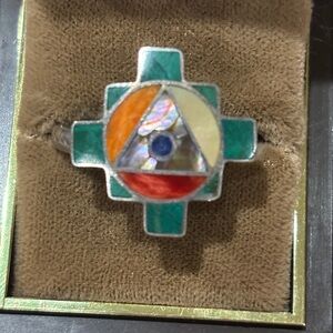 950 silver Chakana ring